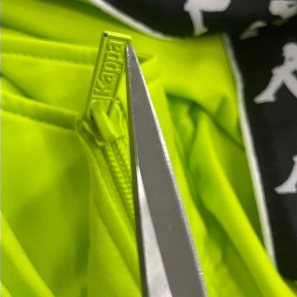 NWT KAPPA DMG activewear jacket zipup sport slim visible green 3XL 3x runs XL - Picture 8 of 11